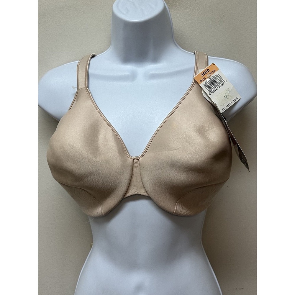 Bali Visualift Style #3102 Bra Full Coverage Size 36DD NEW